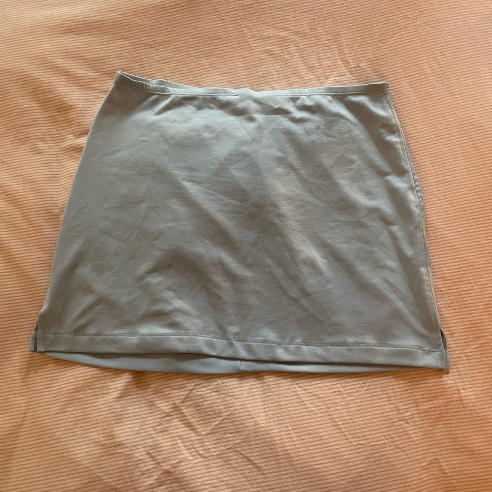 Blue 90s Mini Skirt